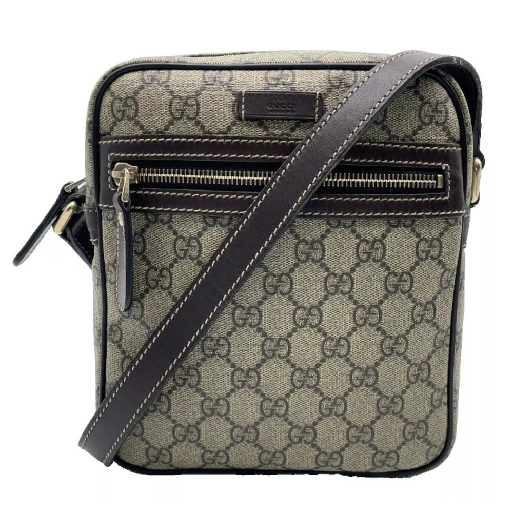 Authentic  Gucci GG Supreme Beige Crossbody bag